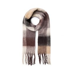Szalik Jenny Fairy. Brązowe szaliki damskie Jenny Fairy, bez wzorów. Za 59.99 zł.