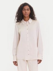 Guess Koszula W5YH03 WF1T2 Beżowy Regular Fit. Brązowe koszule damskie Guess, xs, z aplikacjami, z syntetyku, bez kołnierzyka, bez ramiączek. Za 289.99 zł.