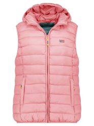 Geographical Norway Kamizelka pikowana "Vatikolor" w kolorze jasnoróżowym rozmiar: S. Różowe kamizelki damskie Geographical Norway, s, bez wzorów, bez kaptura. Za 83.81 zł.