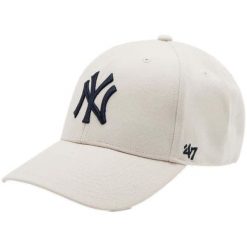 Czapka z daszkiem 47 Brand MLB New York Yankees Beżowa B-MVP17WBV-BN BONE. Brązowe czapki z daszkiem damskie 47 Brand, bez wzorów. Za 119.00 zł.