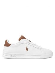 Polo Ralph Lauren Sneakersy 804953175001 Biały. Białe obuwie sportowe damskie Polo Ralph Lauren, ze skóry, bez zapięcia. Za 389.99 zł.
