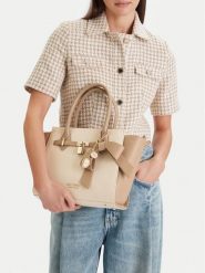 Nine West Torebka CEO-Serene-LX10185 Écru. Torebki klasyczne damskie Nine West, z materiału, bez dodatków. Za 349.99 zł.