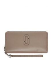 Marc Jacobs Portfel The Covered J Marc Continental 2P4SMP013S02 Szary. Szare portfele damskie Marc Jacobs, bez wzorów, ze skóry. Za 999.99 zł.