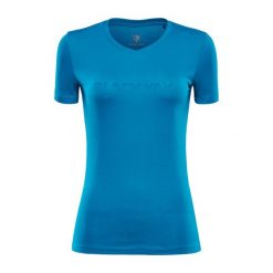 Koszulka turystyczna damska blackyak SENEPOL z krótkim rękawem. Niebieskie bluzki damskie BLACK YAK, m, bez wzorów, sportowe, bez kołnierzyka, bez ramiączek. Za 73.99 zł.