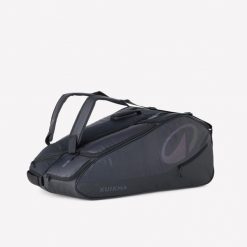 Torba tenisowa termoizolacyjna Kuikma XL Pro 12R Gaël Monfils. Czarne torby sportowe KUIKMA, bez wzorów, z poliesteru, duże. Za 359.99 zł.
