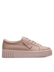 Clarks Sneakersy Mayhill Walk 26181209 Różowy. Czerwone obuwie sportowe damskie Clarks, ze skóry, bez zapięcia. Za 339.99 zł.