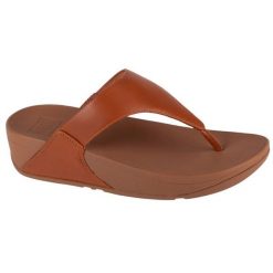 Japonki FitFlop W I88-592 brązowe. Brązowe klapki damskie bez wzorów, z gumy, bez obcasa, bez zapięcia. Za 476.81 zł.