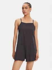 Roxy Kombinezon Lavender Haze ERJWO03014 Czarny Regular Fit. Czarne sukienki damskie Roxy, bez wzorów, z bawełny, bez ramiączek. Za 189.99 zł.