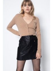 Perfect Cashmere Kaszmirowy kardigan "Paige" w kolorze jasnobrązowym rozmiar: XL. Brązowe kardigany damskie Perfect Cashmere, xl, bez wzorów, z kaszmiru. Za 434.45 zł.