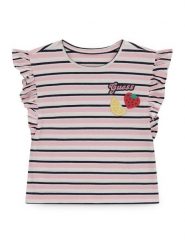 Guess T-Shirt K6GI09 K9NE4 Różowy Regular Fit. Czerwone koszulki i t-shirty dziewczęce Guess, z aplikacjami, z bawełny, bez kołnierzyka, bez ramiączek. Za 114.99 zł.