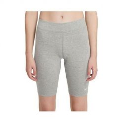 Spodenki treningowe damskie Nike Essentials Bike. Szare obuwie sportowe damskie Nike, bez zapięcia, na fitness i siłownię. Za 121.35 zł.