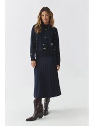 TATUUM Spódnica w kolorze granatowym rozmiar: M. Niebieskie spódnice damskie TATUUM, m, bez wzorów, midi. Za 192.33 zł.