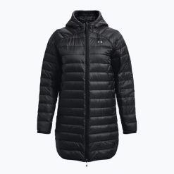 Kurtka puchowa damska Under Armour Armour Down 2.0 Parka. Czarne kurtki damskie Under Armour, na zimę, xs, bez wzorów, z puchu, bez kaptura. Za 379.99 zł.