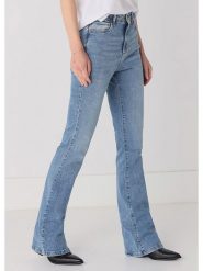 CIMARRON Dżinsy - Slim fit - w kolorze niebieskim rozmiar: W28. Niebieskie jeansy damskie Cimarron. Za 166.88 zł.