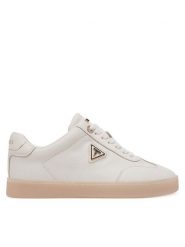 Guess Sneakersy FLJJAZ LEA12 Beżowy. Brązowe obuwie sportowe damskie Guess, ze skóry, bez zapięcia. Za 279.99 zł.