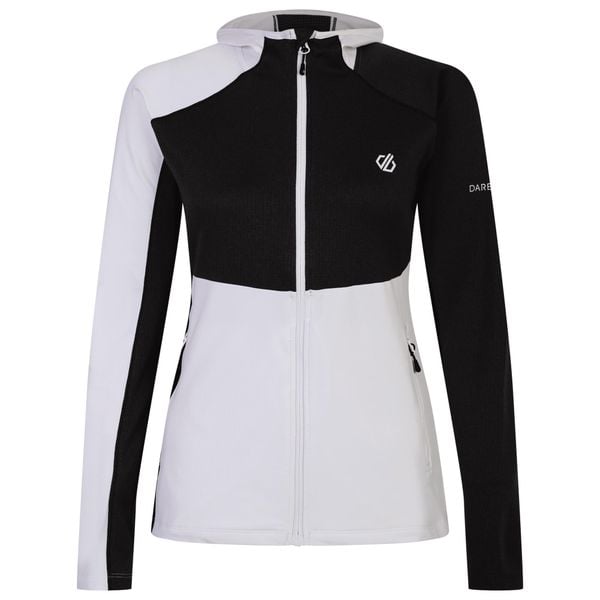 Bluza turystyczna damska Dare 2B Convey II. Białe bluzy damskie Dare 2b, bez wzorów, bez kaptura. W wyprzedaży za 249.99 zł.
