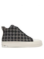 DKNY Trampki K2535281 Czarny. Czarne trampki damskie DKNY, bez wzorów, z materiału, bez zapięcia. Za 339.99 zł.
