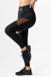 Getry damskie legginsy sportowe szybkoschnące fitness Rough Radical Kendi Long. Czarne legginsy damskie ROUGH RADICAL, l, bez wzorów, z dzianiny. Za 135.92 zł.