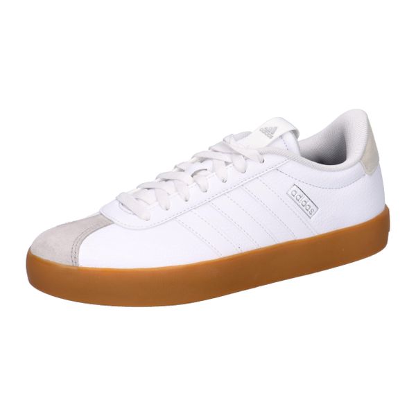 Sneakersy damskie adidas VL Court 3.0. Białe obuwie sportowe damskie Adidas, bez zapięcia. Za 319.50 zł.