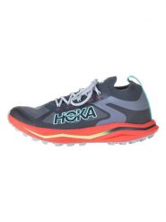 HOKA ONE ONE Buty "Zinal 2" w kolorze antracytowo-czerwonym do biegania rozmiar: 37 1/3. Czarne obuwie sportowe damskie Hoka One One, z materiału, bez zapięcia, do biegania. Za 334.60 zł.
