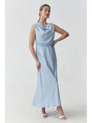 TATUUM Sukienka w kolorze błękitnym rozmiar: 42. Niebieskie sukienki damskie TATUUM, bez wzorów, bez ramiączek. Za 258.52 zł.
