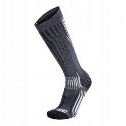 Skarpety narciarskie damskie Uyn Ski Cashmere. Szare skarpetki damskie Uyn, bez wzorów. W wyprzedaży za 166.05 zł.