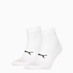 Puma Skarpety Sport Light Quarter 2-Pack 93890402. Białe skarpetki damskie Puma, bez wzorów, z tkaniny. Za 53.99 zł.