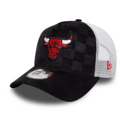 Czapka z daszkiem New Era 9FORTY Chicago Bulls Check Trucker 60595264. Czarne czapki z daszkiem damskie New Era, na jesień, bez wzorów. W wyprzedaży za 136.85 zł.