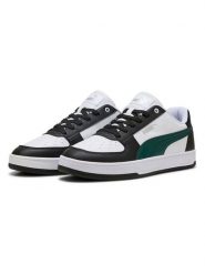 Puma Sneakersy "Caven 2.0" w kolorze biało-czarno-zielonym rozmiar: 45. Białe obuwie sportowe damskie Puma, bez zapięcia. Za 135.81 zł.