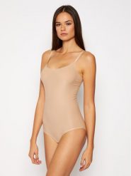 Chantelle Body Soft Stretch C10680 Beżowy. Brązowe body i gorsety Chantelle, bez wzorów, z syntetyku. Za 129.99 zł.