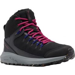Buty Trekkingowe Damskie Columbia Trailstorm Mid Waterproof. Czarne obuwie trekkingowe damskie Columbia, bez zapięcia. W wyprzedaży za 418.00 zł.