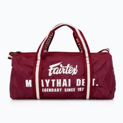 Torba treningowa Fairtex Barrel Bag. Czerwone torby sportowe FAIRTEX, bez wzorów, z materiału. Za 559.99 zł.