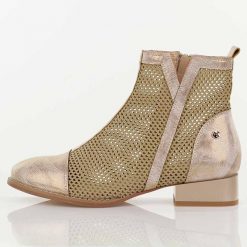 Złote wiosenne botki damskie na obcasie M.Daszyński Sa197-31. Żółte botki damskie M.Daszyński, na jesień, z jeansu, boho, bez obcasa, na obcasie, bez zapięcia. Za 239.00 zł.