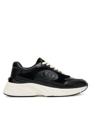 Liu Jo Sneakersy LJ01 BF5017 P0304 Czarny. Czarne obuwie sportowe damskie Liu Jo, ze skóry, bez zapięcia. Za 529.99 zł.