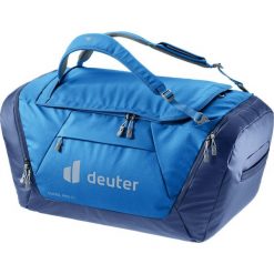 Torba podróżna Deuter Duffel Pro 90. Niebieskie torby podróżne Deuter, bez wzorów. Za 534.99 zł.
