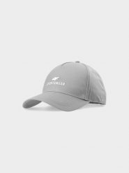 4F Czapka z daszkiem strapback uniseks - szara L/XL. Szare czapki z daszkiem damskie 4F, na lato, bez wzorów, z bawełny. W wyprzedaży za 39.99 zł.