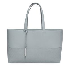 Torebka Calvin Klein. Szare shopper bag Calvin Klein, bez wzorów, bez dodatków. Za 419.99 zł.