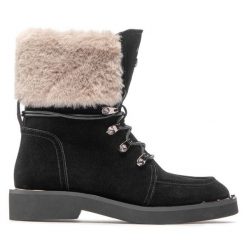 Botki Rage Age. Czarne botki damskie Rage Age, bez obcasa, na płaskiej podeszwie, bez zapięcia. Za 509.99 zł.