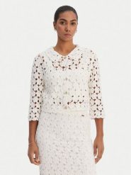 Fracomina Kardigan FR26ST8018K488R6 Écru Regular Fit. Kardigany damskie Fracomina, m, bez wzorów, z bawełny. Za 539.99 zł.