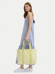 HUGO Torebka 50563013 Beżowy. Brązowe torebki klasyczne damskie Hugo, z materiału, bez dodatków. Za 449.99 zł.