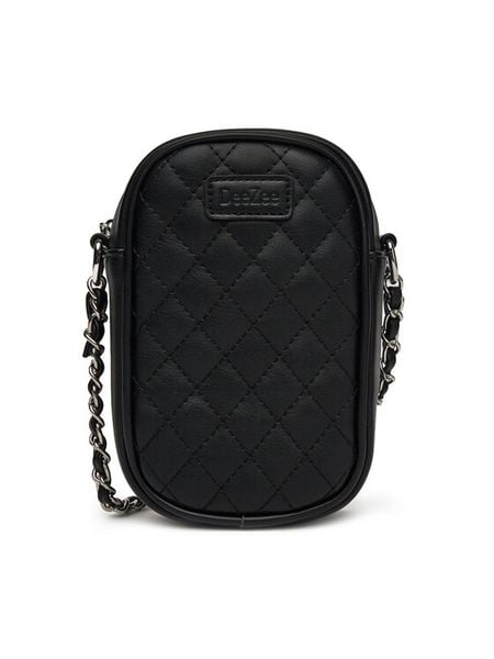 DeeZee Torebka DZE-S-018-07 Czarny. Czarne listonoszki damskie DeeZee, bez wzorów, z materiału, bez dodatków. Za 99.99 zł.