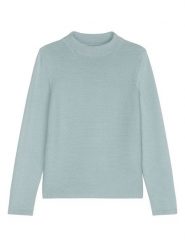 Marc O´Polo Sweter w kolorze turkusowym rozmiar: XXL. Niebieskie swetry klasyczne damskie xxl, z bawełny, bez kołnierzyka. Za 237.17 zł.