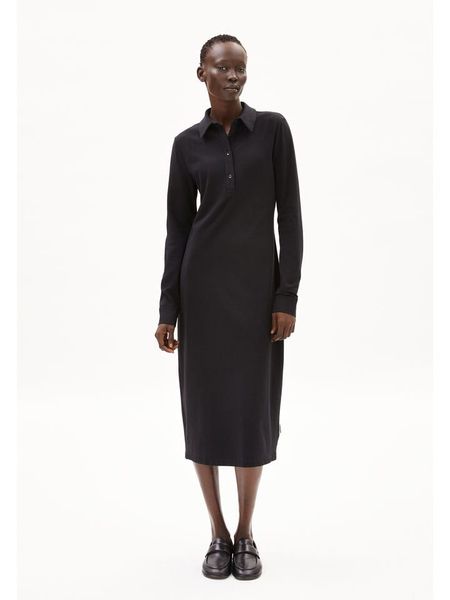 Armedangels Sukienka "Aniniaa" w kolorze czarnym rozmiar: M. Czarne sukienki damskie ARMEDANGELS, bez wzorów, z bawełny, bez ramiączek. Za 179.22 zł.