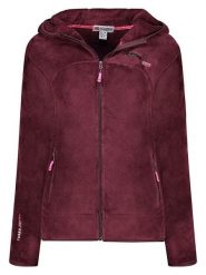 ANAPURNA Kurtka polarowa "Uternel" w kolorze bordowym rozmiar: S. Czerwone kurtki damskie ANAPURNA, s, bez wzorów, z polaru, bez kaptura. Za 82.99 zł.