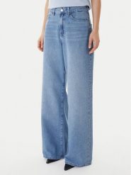 KARL LAGERFELD Jeansy B1W10047 Niebieski Wide Leg. Niebieskie jeansy damskie KARL LAGERFELD. Za 999.99 zł.