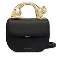 Torebka KARL LAGERFELD. Czarne torebki klasyczne damskie KARL LAGERFELD, bez dodatków. Za 1,299.00 zł.