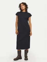 JJXX Sukienka codzienna Astrid 12263240 Czarny Boxy Fit. Czarne sukienki damskie JJXX, bez wzorów, z bawełny, bez ramiączek. Za 99.99 zł.