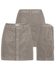 Eight2Nine Spódnica sztruksowa w kolorze szarym rozmiar: XS. Szare spódnice damskie Eight2Nine, xs, bez wzorów, ze sztruksu, mini. Za 57.20 zł.