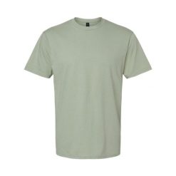 Koszulka Unisex Dla Dorosłych Softstyle Midweight. Szare koszulki damskie GILDAN, s, bez wzorów, bez kołnierzyka, bez ramiączek. Za 43.99 zł.