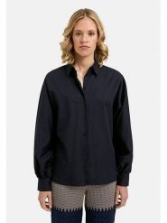 Milano Italy Koszula w kolorze granatowym rozmiar: 40. Niebieskie koszule damskie Milano Italy, bez wzorów, z bawełny, bez kołnierzyka, bez ramiączek. Za 173.99 zł.